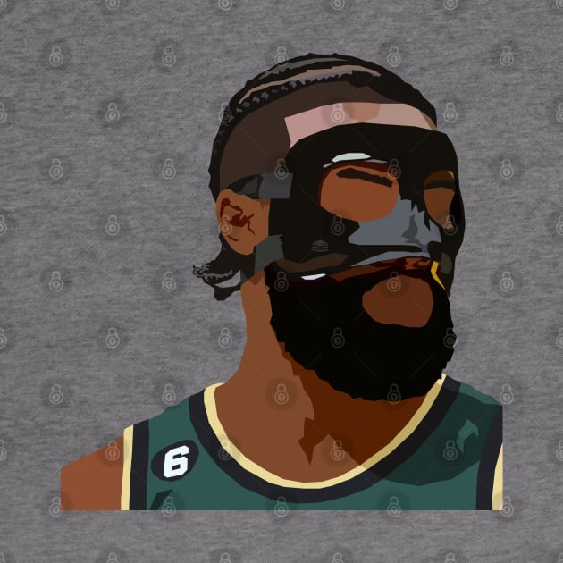 Masked Jaylen Brown by rattraptees